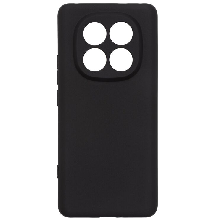Силиконовый (TPU) чехол ArmorStandart Matte Slim Fit для Xiaomi Redmi Note 14 Pro Plus - Black: фото 1 из 5