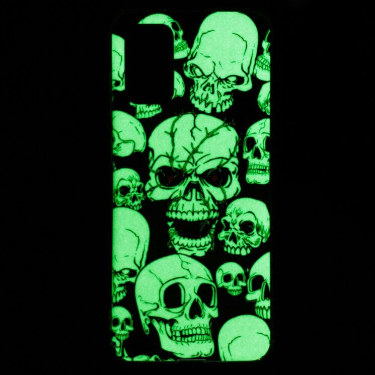 Силиконовый (TPU) чехол Deexe LumiCase для Samsung Galaxy S20 Plus (G985) - Cool Skulls: фото 7 из 7