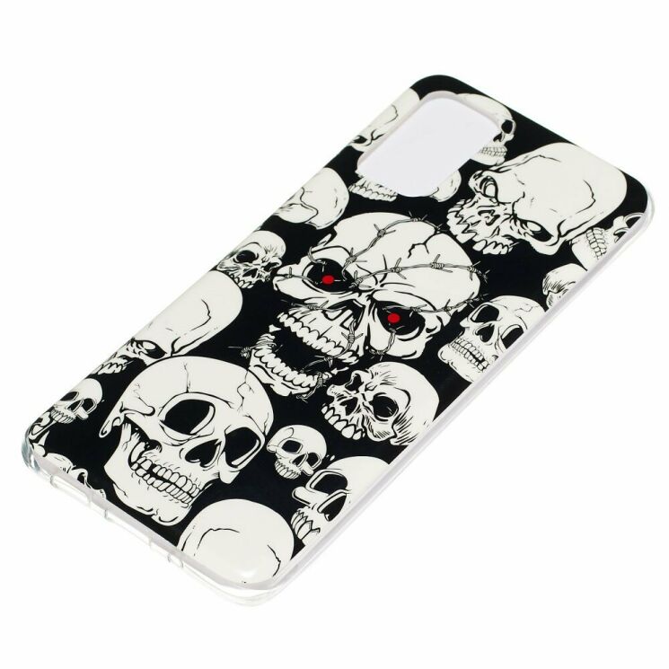 Силиконовый (TPU) чехол Deexe LumiCase для Samsung Galaxy S20 Plus (G985) - Cool Skulls: фото 3 из 7