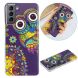 Силиконовый (TPU) чехол Deexe LumiCase для Samsung Galaxy S21 FE (G990) - Owl (230642B). Фото 1 из 4