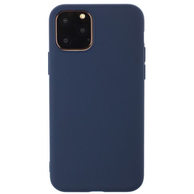 Силиконовый (TPU) чехол Deexe Matte Case для Apple iPhone 15 Pro - Blue: фото 1 из 4