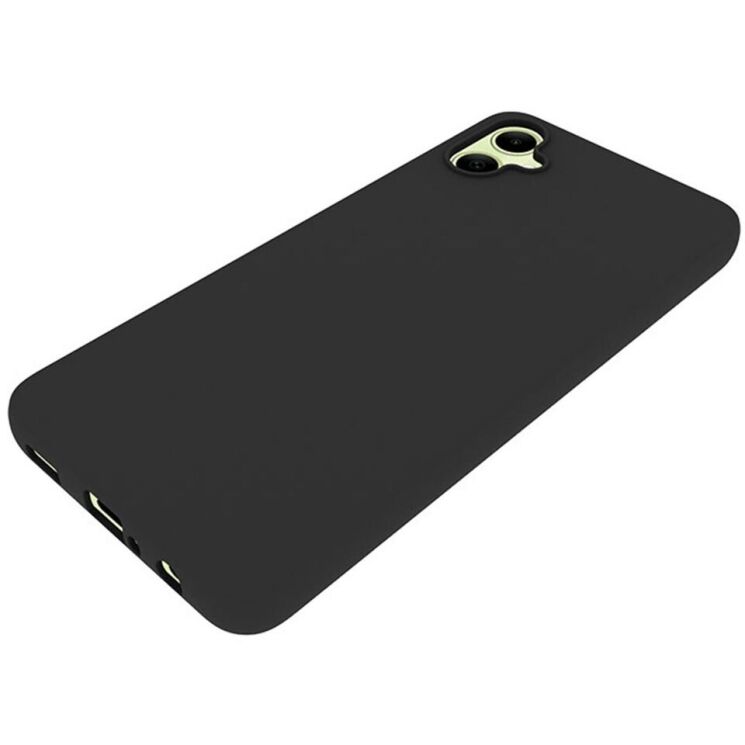Силиконовый (TPU) чехол Deexe Matte Case для Samsung Galaxy A05 (A055) - Black: фото 3 из 5
