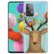Силиконовый (TPU) чехол Deexe Pretty Glossy для Samsung Galaxy A53 - Deer (292606J)