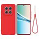 Силиконовый (TPU) чехол Deexe Silicone Case для Xiaomi Redmi Note 15 - Red (405501R). Фото 1 из 9
