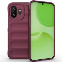 Силиконовый (TPU) чехол Deexe Terra Case для OnePlus 15T - Wine Red: фото 1 из 6