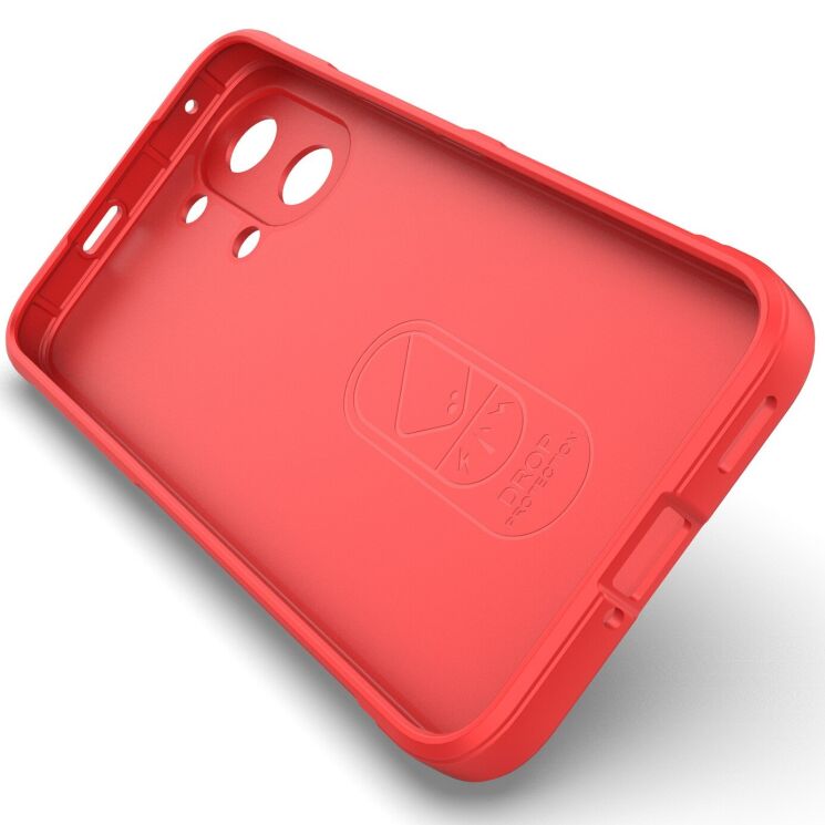 Силиконовый (TPU) чехол Deexe Terra Case для Xiaomi Poco X8 Pro Max - Red: фото 3 из 6