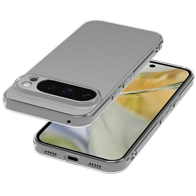 Силіконовий (TPU) чохол Deexe UltraThin для Google Pixel 10 Pro XL - Transparent: фото 2 з 4