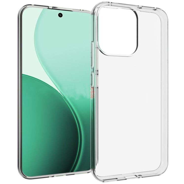 Силіконовий (TPU) чохол Deexe UltraThin для OPPO Reno 14 5G - Transparent: фото 1 з 5