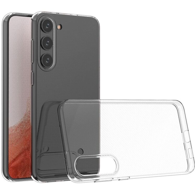 Силиконовый (TPU) чехол Deexe UltraThin для Samsung Galaxy S23 Plus - Transparent: фото 2 из 8