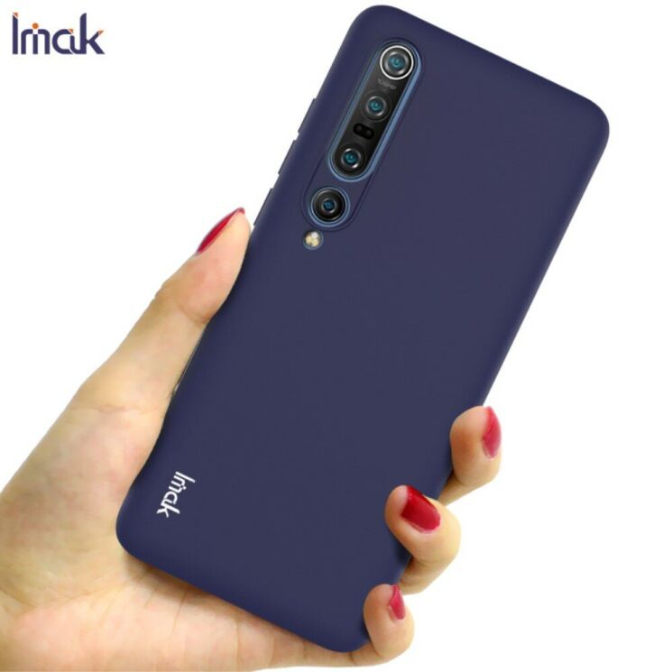 Силиконовый (TPU) чехол IMAK UC-1 Series для Xiaomi Mi 10 - Dark Blue: фото 6 из 6