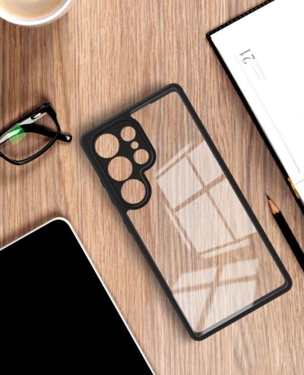 Силиконовый (TPU) чехол IMAK UX-9A Series для Samsung Galaxy S25 Ultra (S938) - Black: фото 8 из 9