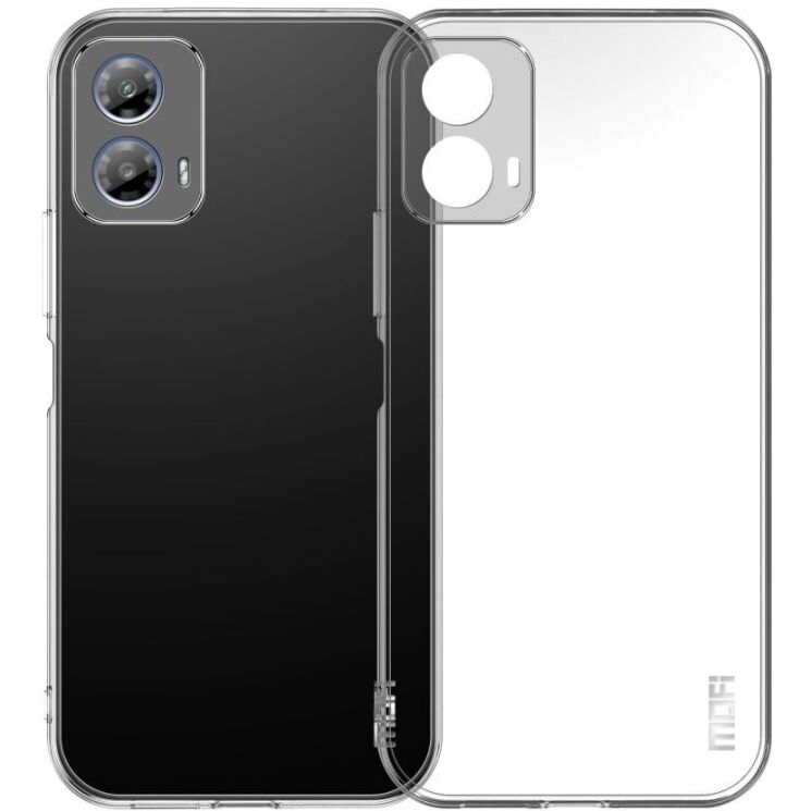 Силиконовый (TPU) чехол MOFI Thin Guard для Motorola Moto G35 - Transparent: фото 1 из 9