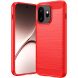 Силіконовий (TPU) чохол UniCase Carbon для OnePlus 15T - Red (410419R). Фото 1 з 9