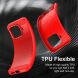Силіконовий (TPU) чохол UniCase Carbon для Xiaomi 17T Pro - Red (422326R). Фото 5 з 9