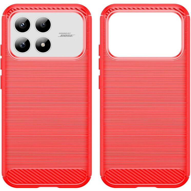Силиконовый (TPU) чехол UniCase Carbon для Xiaomi Poco F9 Pro - Red (430701R) Силиконовый (TPU) чехол UniCase Carbon для Xiaomi Poco F9 Pro - Red: фото 2 из 8