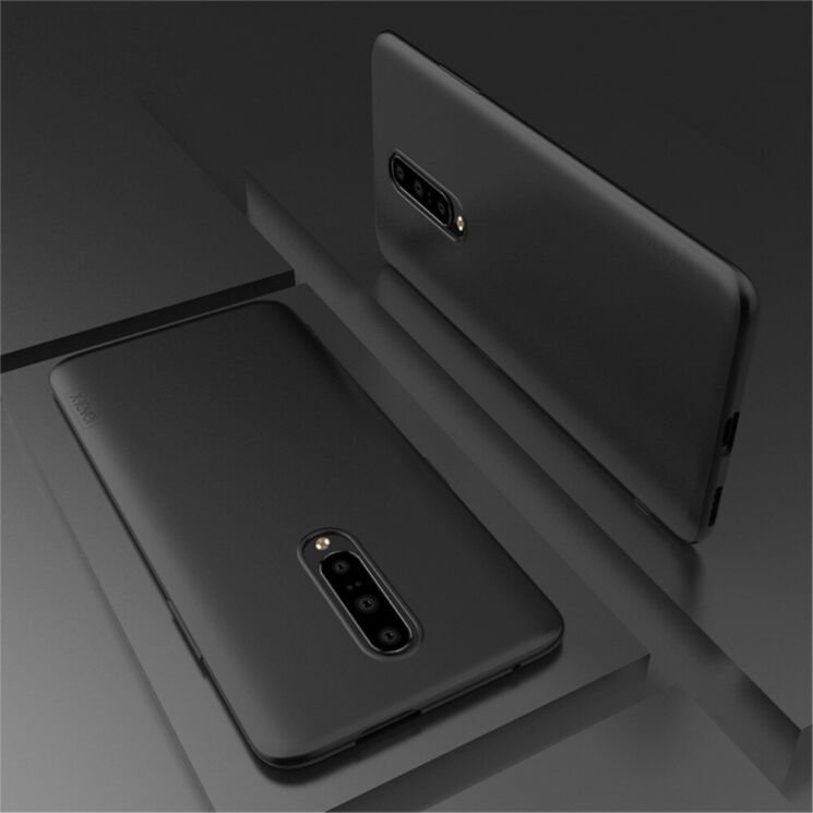 Силіконовий (TPU) чохол X-LEVEL Matte для OnePlus 7 Pro - Black: фото 1 з 7