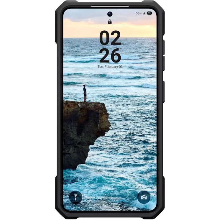 Ударопрочный чехол URBAN ARMOR GEAR Essential Armor MagSafe для Samsung Galaxy S26 (S942) 214534114040 - Black: фото 2 из 10
