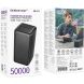 Зовнішній акумулятор BOROFONE BJ80C 22.5W + PD20W (50000mAh) - Black (995560B). Фото 4 з 5