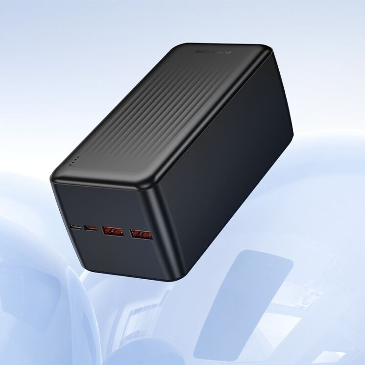 Зовнішній акумулятор BOROFONE BJ80C 22.5W + PD20W (50000mAh) - Black: фото 5 з 5