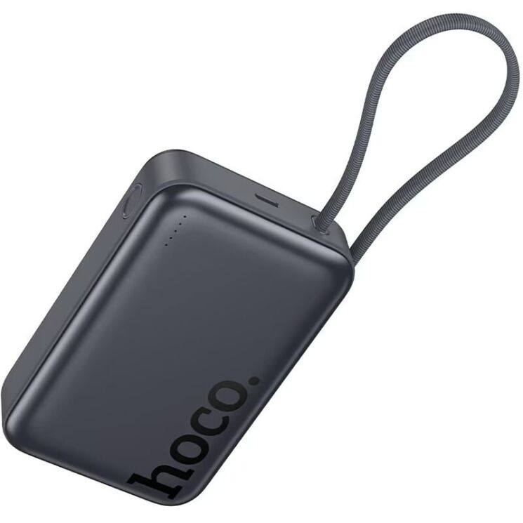 Зовнішній акумулятор Hoco Q44A PD45W (20000mAh) + кабель Type-C - Metal Gray: фото 6 з 9