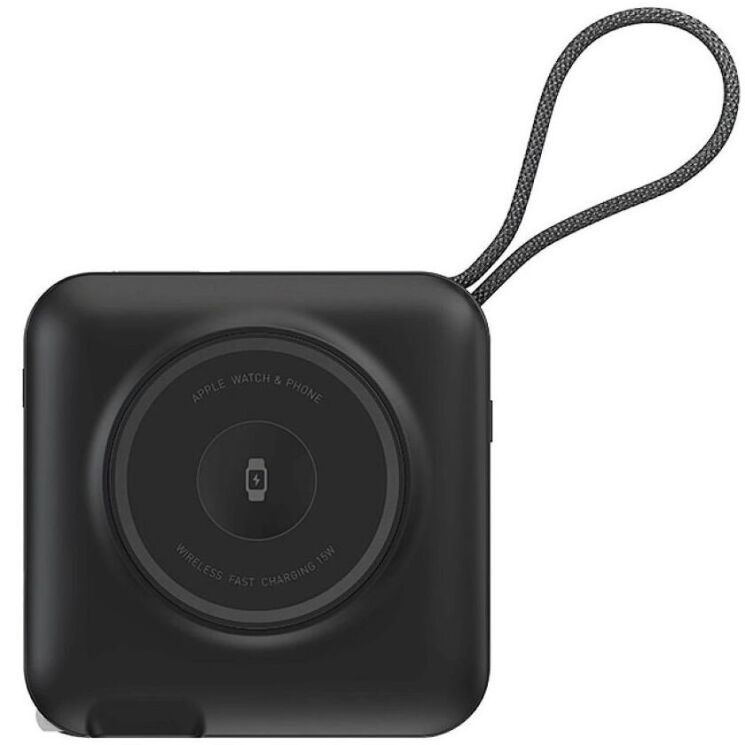 Зовнішній акумулятор WIWU Wi-P051 6 in 1 45W (15000mAh) + кабель Type-C + Lightning - Black: фото 5 з 5