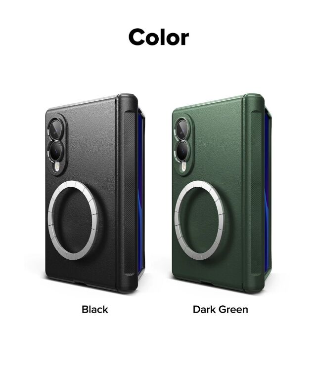 Защитный чехол Ringke Onyx Flap Magnetic для Samsung Galaxy Fold 8 (8800380460539) - Black (424578B) Защитный чехол Ringke Onyx Flap Magnetic для Samsung Galaxy Fold 8 (8800380460539) - Black: фото 20 из 26
