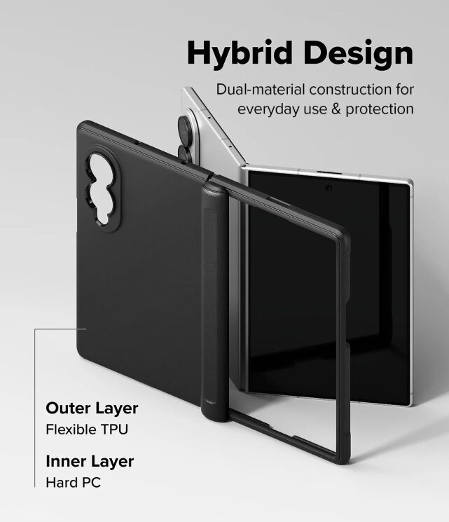 Защитный чехол Ringke Onyx Flap Magnetic для Samsung Galaxy Fold 8 (8800380460539) - Black (424578B) Защитный чехол Ringke Onyx Flap Magnetic для Samsung Galaxy Fold 8 (8800380460539) - Black: фото 14 из 26