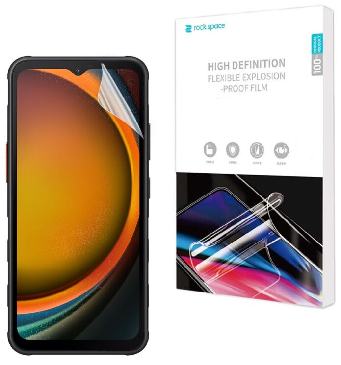 Защитная пленка на экран RockSpace Explosion-Proof SuperClear для Samsung Galaxy Xcover 7 (G556): фото 1 из 10