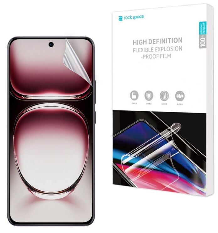 Защитная пленка на экран RockSpace Explosion-Proof SuperClear OPPO Reno 12: фото 1 из 10
