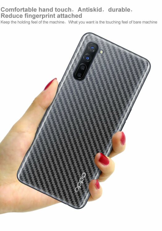 Защитная пленка на заднюю панель IMAK Carbon для OPPO Reno 3: фото 9 из 12