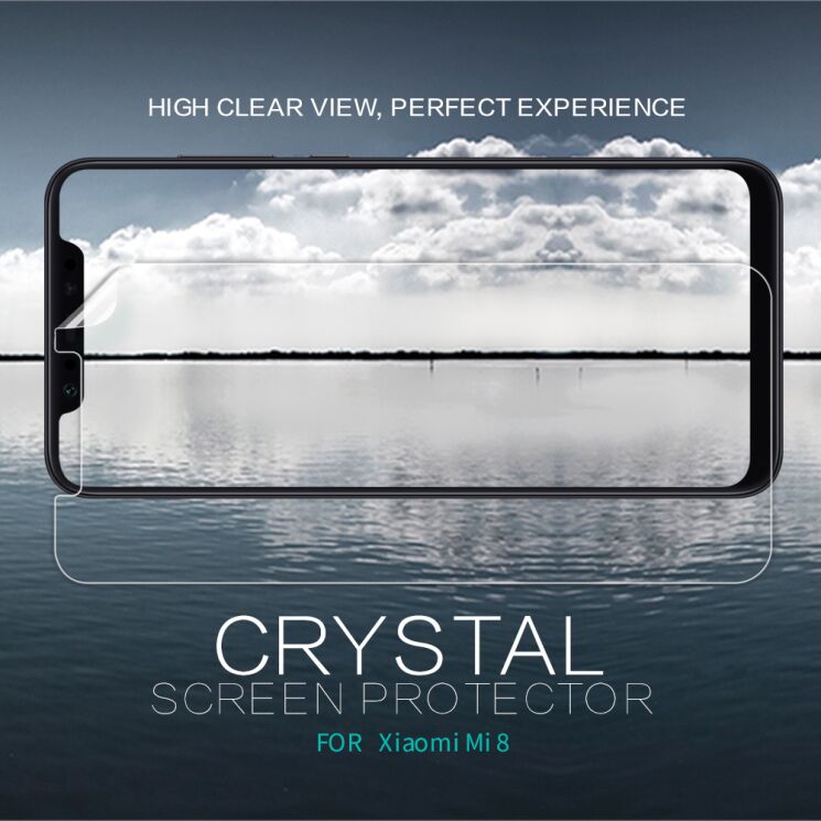 Защитная пленка NILLKIN Crystal для Xiaomi Mi 8 / Mi 8 Pro / Mi 8 Explorer Edition: фото 1 из 6