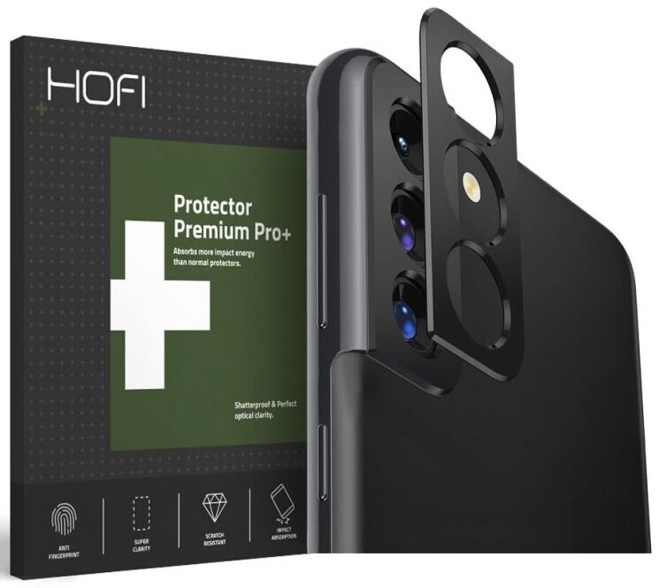 Защитная рамка HOFI Metal Styling Camera для Samsung Galaxy S21 (G991) - Black: фото 1 из 2
