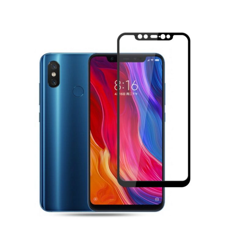 Захисне скло AMORUS Full Glue Tempered Glass для Xiaomi Mi 8: фото 3 з 7