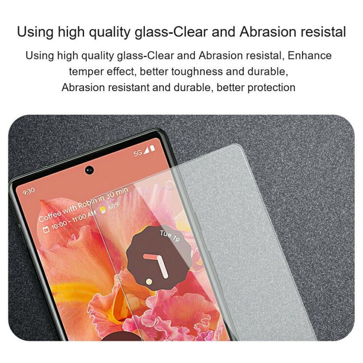 Защитное стекло AMORUS Ultra Clear для Google Pixel 11 / 11 Pro: фото 7 из 9