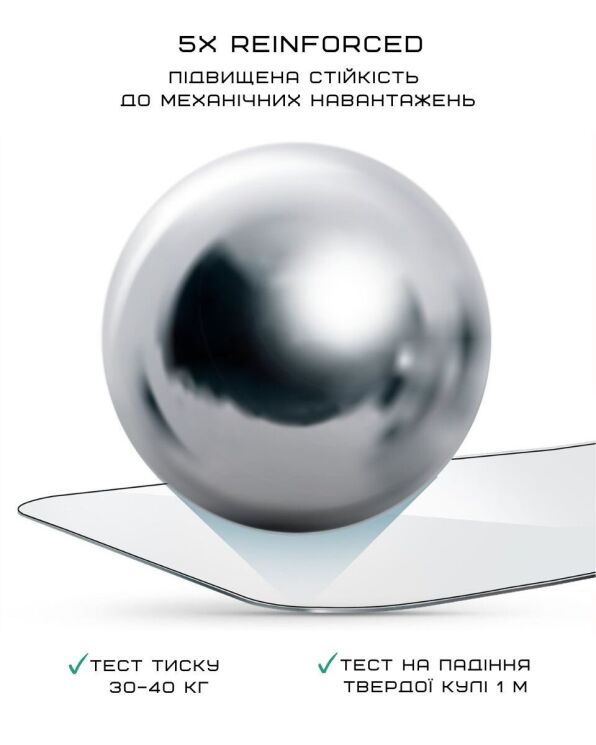 Захисне скло Anank 2.5D Privacy для iPhone 17 Pro - Black: фото 3 з 12