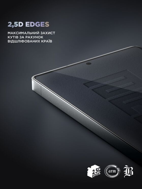 Защитное стекло ArmorStandart Supreme Black Icon (FP) для Samsung Galaxy S24 Ultra (S928) - Black: фото 9 из 12