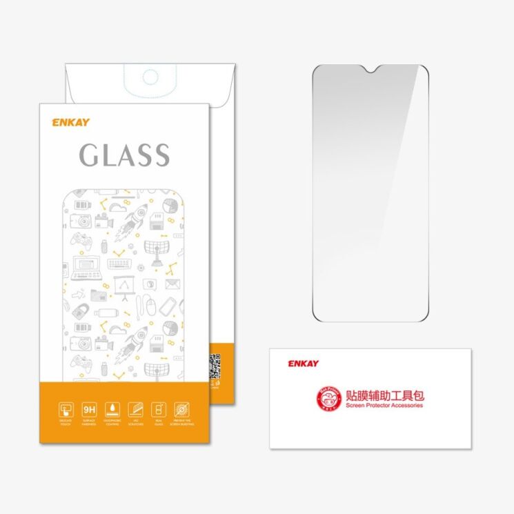 Защитное стекло ENKAY 0.26mm 9H для Honor X6a - Transparent: фото 6 из 6