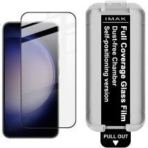 Защитное стекло IMAK Easy Install Full Glue для Samsung Galaxy S22 (S901) / S23 (S911) - Black: фото 1 из 9