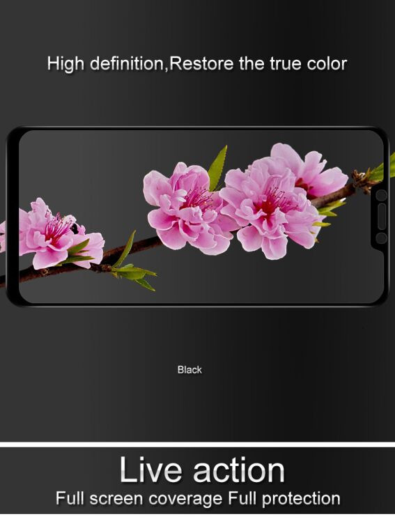 Захисне скло IMAK Full Protect для ASUS Zenfone 5 (ZE620KL) / 5z (ZS620KL) - Black: фото 5 з 7