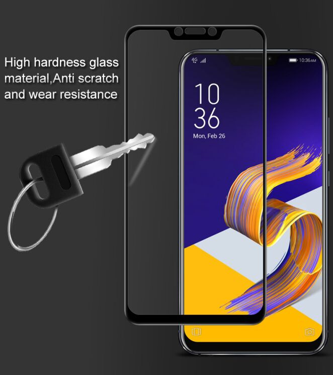 Захисне скло IMAK Full Protect для ASUS Zenfone 5 (ZE620KL) / 5z (ZS620KL) - Black: фото 4 з 7