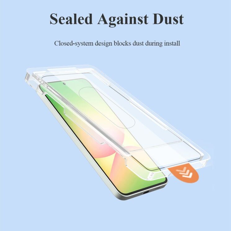 Защитное стекло LEREACH Tempered Glass Full Screen Protector для Samsung Galaxy A37 (A376) - Black (410918B) Защитное стекло LEREACH Tempered Glass Full Screen Protector для Samsung Galaxy A37 (A376) - Black: фото 5 из 11