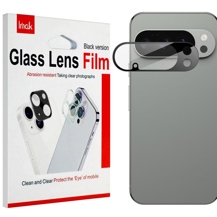 Захисне скло на камеру IMAK Black Glass Lens для Google Pixel 10 Pro XL - Black: фото 2 з 8