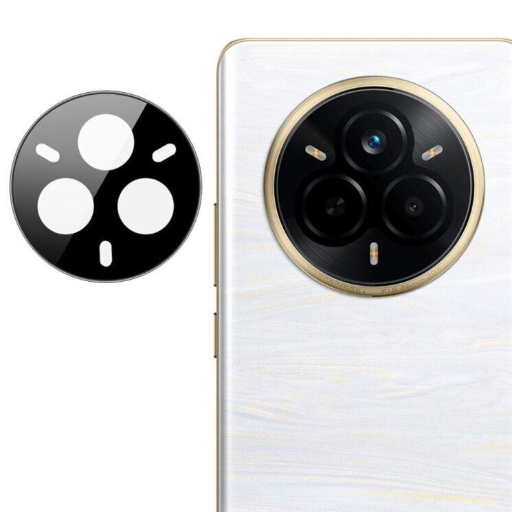 Защитное стекло на камеру IMAK Black Glass Lens для Realme 14 Pro / 14 Pro Plus - Black: фото 1 из 9