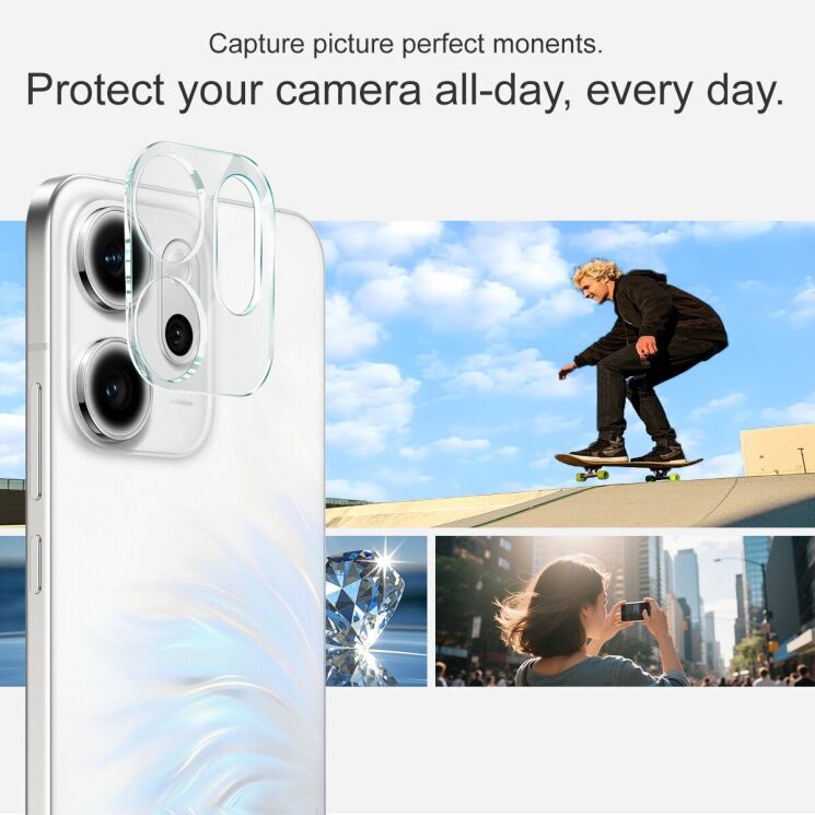 Захисне скло на камеру IMAK Integrated Lens Protector для OPPO Reno 14 FS 5G: фото 4 з 7