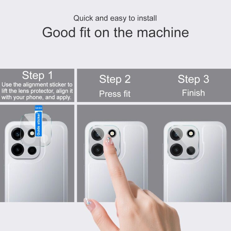 Защитное стекло на камеру IMAK Lens Protector для OnePlus Nord 6 (411913) Защитное стекло на камеру IMAK Lens Protector для OnePlus Nord 6: фото 4 из 7