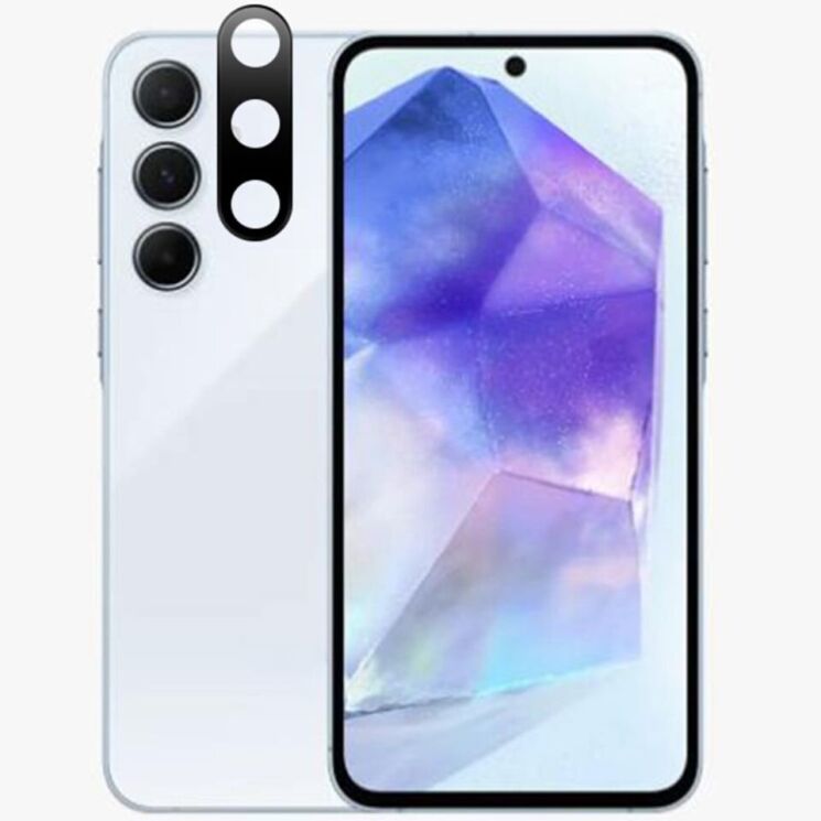 Защитное стекло на камеру RURIHAI Black Lens для Samsung Galaxy A56 (A566) - Black: фото 1 из 5