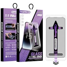 Захисне скло YONGPOLY Full Glue для Apple iPhone 17 Pro Max - Black: фото 1 з 8