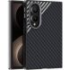 Защитный чехол ABEEL Carbon Fiber Case для Samsung Galaxy Fold 8 - Black / Silver (424553BS). Фото 1 из 5