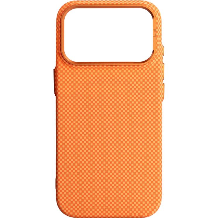 Захисний чохол ArmorStandart LikeCarbon2 MagCase для iPhone 17 Pro - Kevlar Orange (403221O) Захисний чохол ArmorStandart LikeCarbon2 MagCase для iPhone 17 Pro - Kevlar Orange: фото 1 з 8