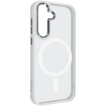 Защитный чехол ArmorStandart Unit MagSafe для Samsung Galaxy S25 Plus (S936) - Matte Clear Silver: фото 1 из 6